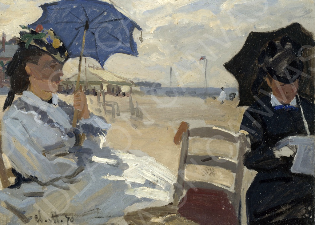 Claude_Monet_La_spiaggia_a_Trouville.jpg La spiaggia di Trouville - Claude Monet