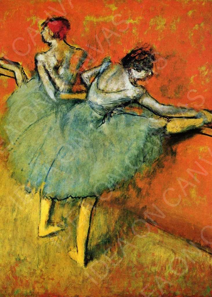 Ballerine alla sbarra - Edgar Degas