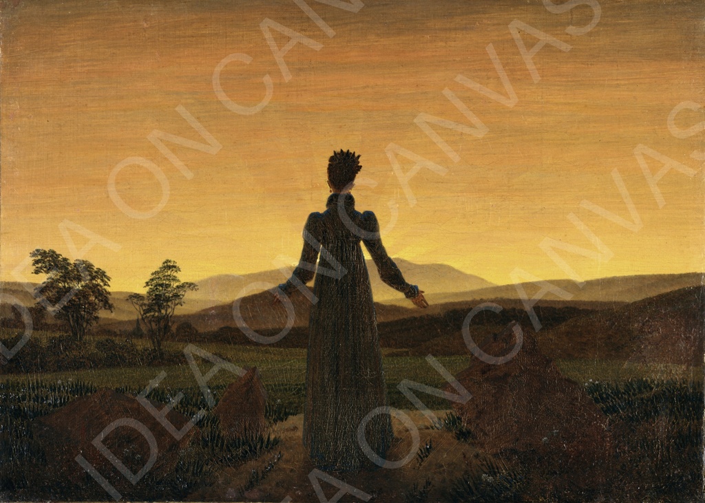 Friedrich_-_Donna_al_tramonto_del_Sole.jpg Donna al tramonto del Sole - Caspar David Friedrich
