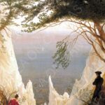Le bianche scogliere di Rugen - Caspar David Friedrich