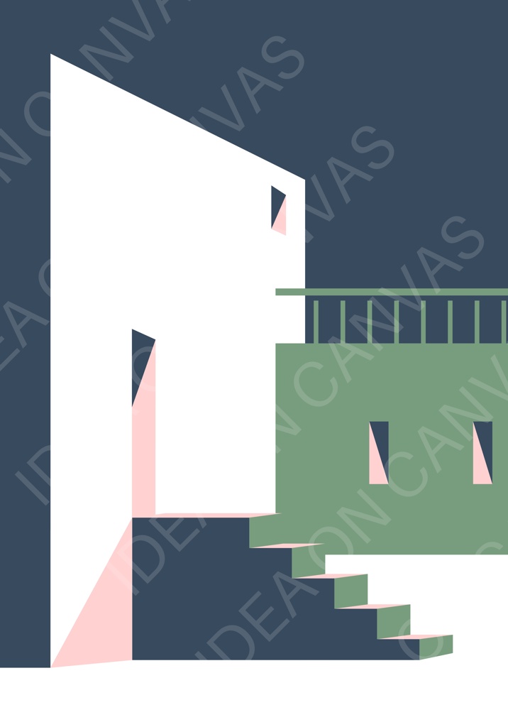 Architettura Moderna: Pink&Green -