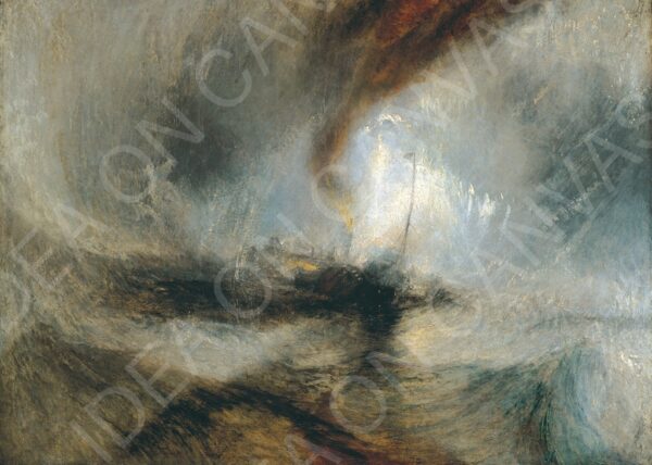 Tempesta di neve: Battello a vapore al largo di Harbour's Mouth - William Turner