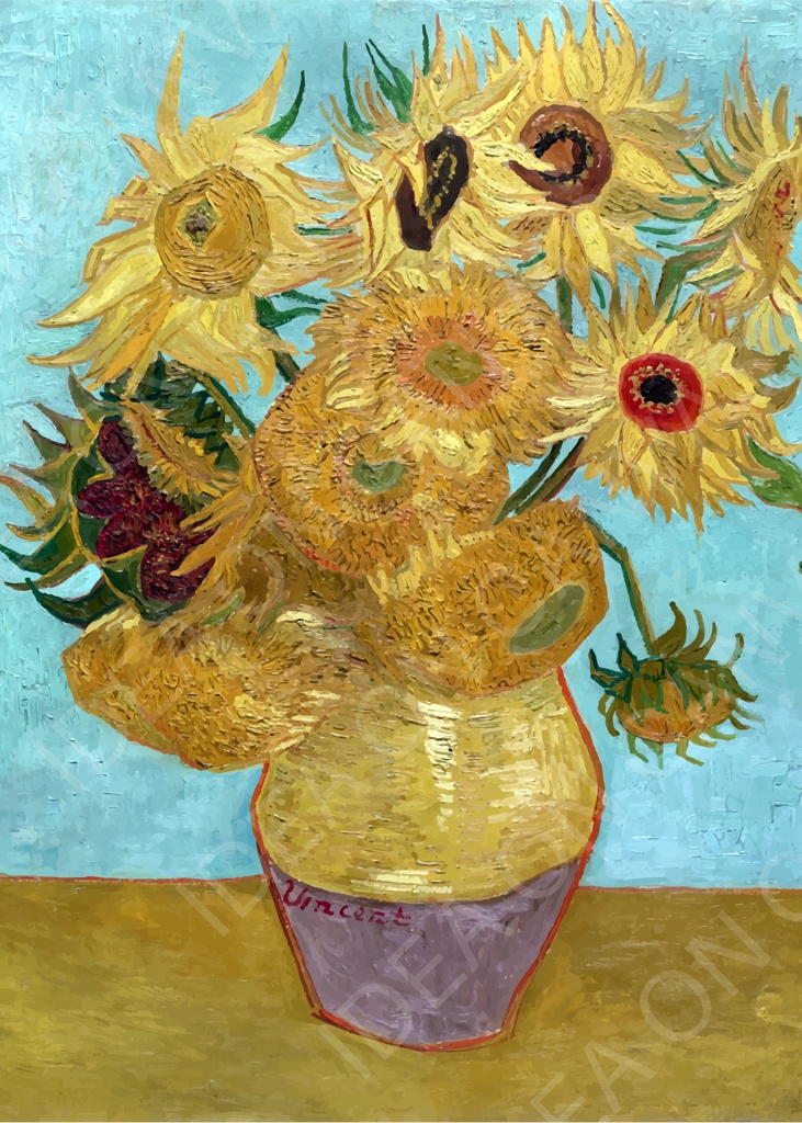 Van_Gogh_Girasoli_(1889).jpg Vaso con dodici girasoli - Vincent van Gogh