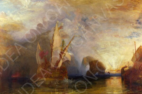 Ulisse schernisce Polifemo - William Turner