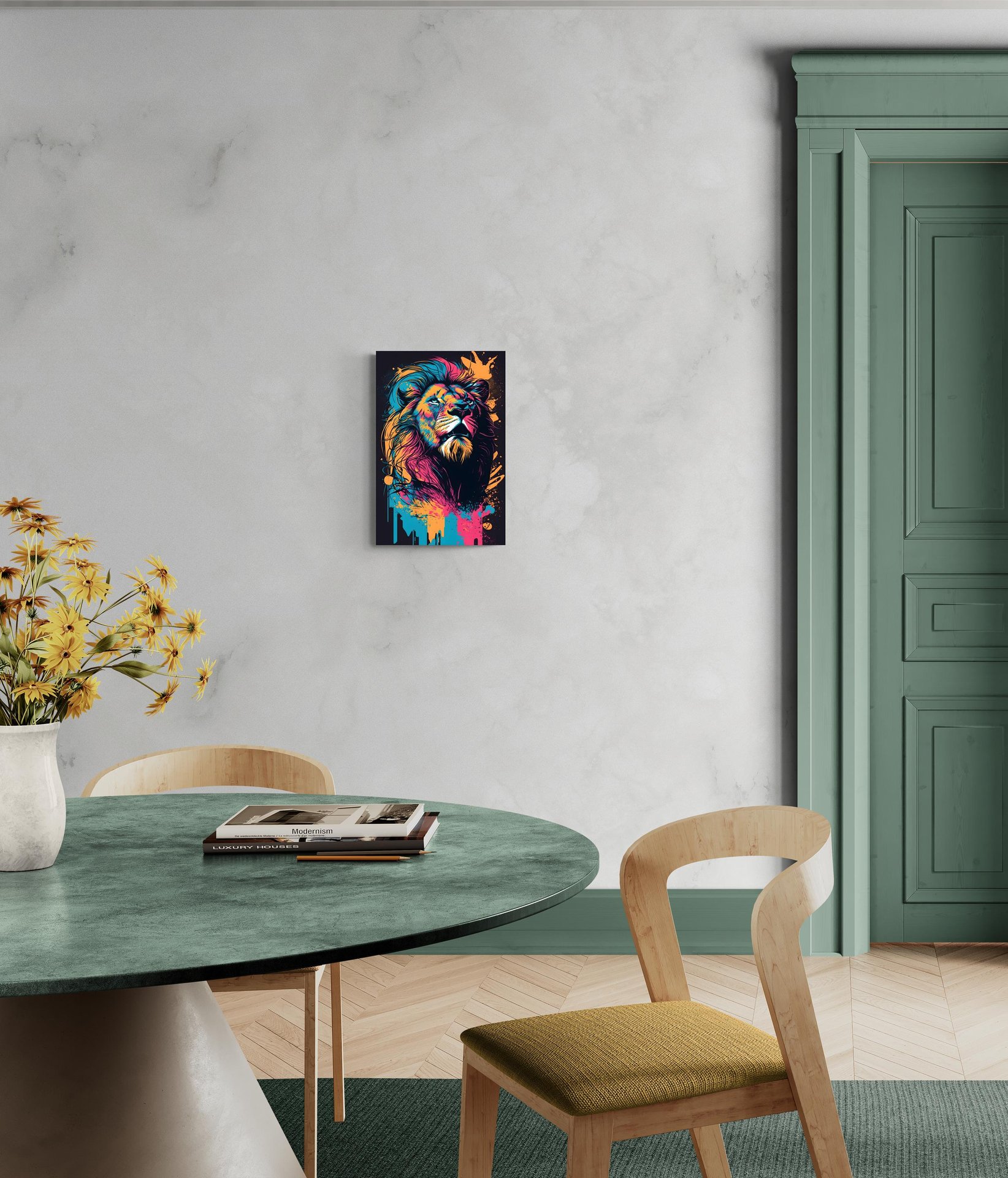 scena-1-40x60-senza-lion-on-colours.jpg Lion On Colours -