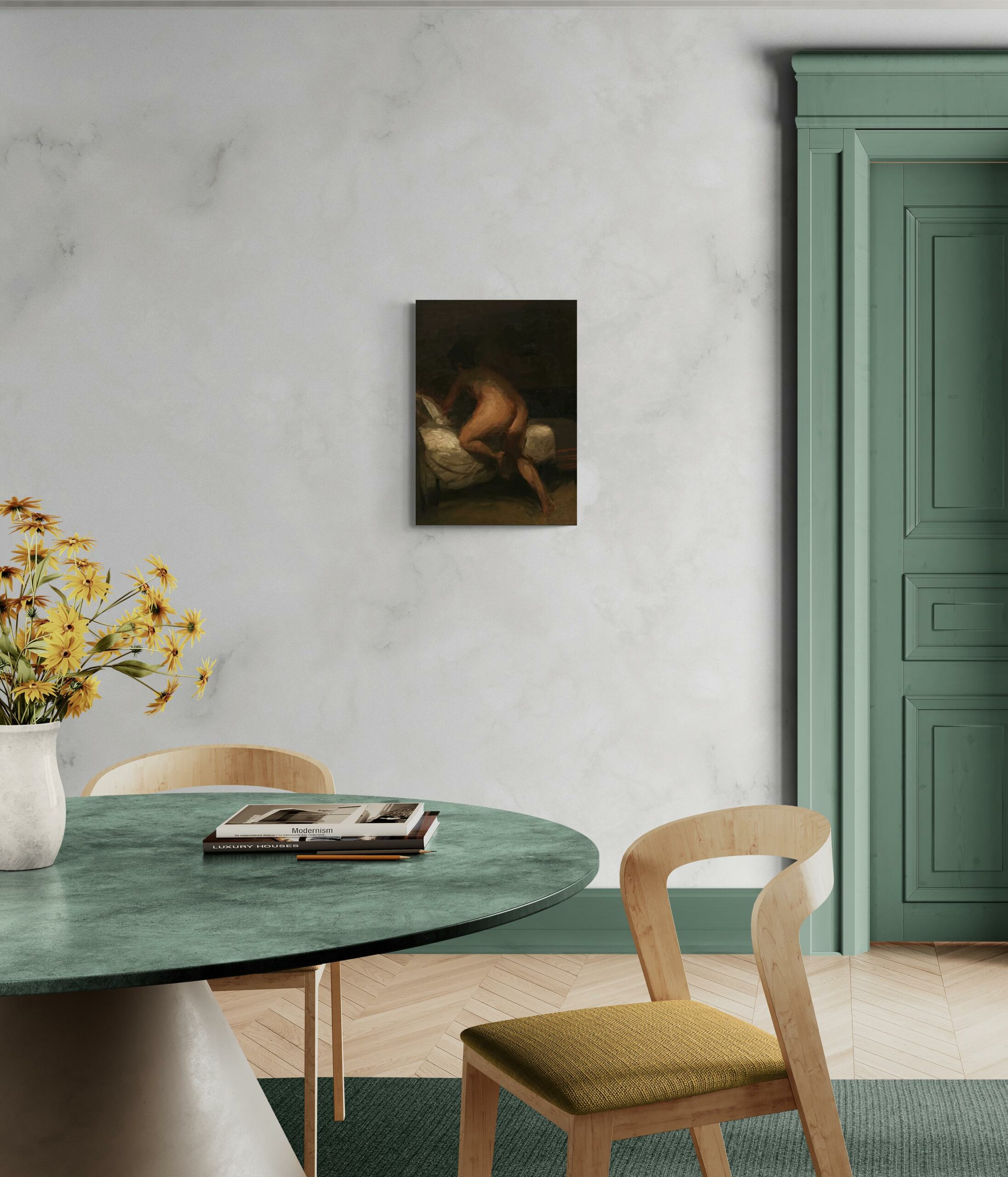 scena-1-50x70-senza-hopper-nudo-che-sale-sul-letto.jpg Nudo che Sale sul Letto - Edward Hopper