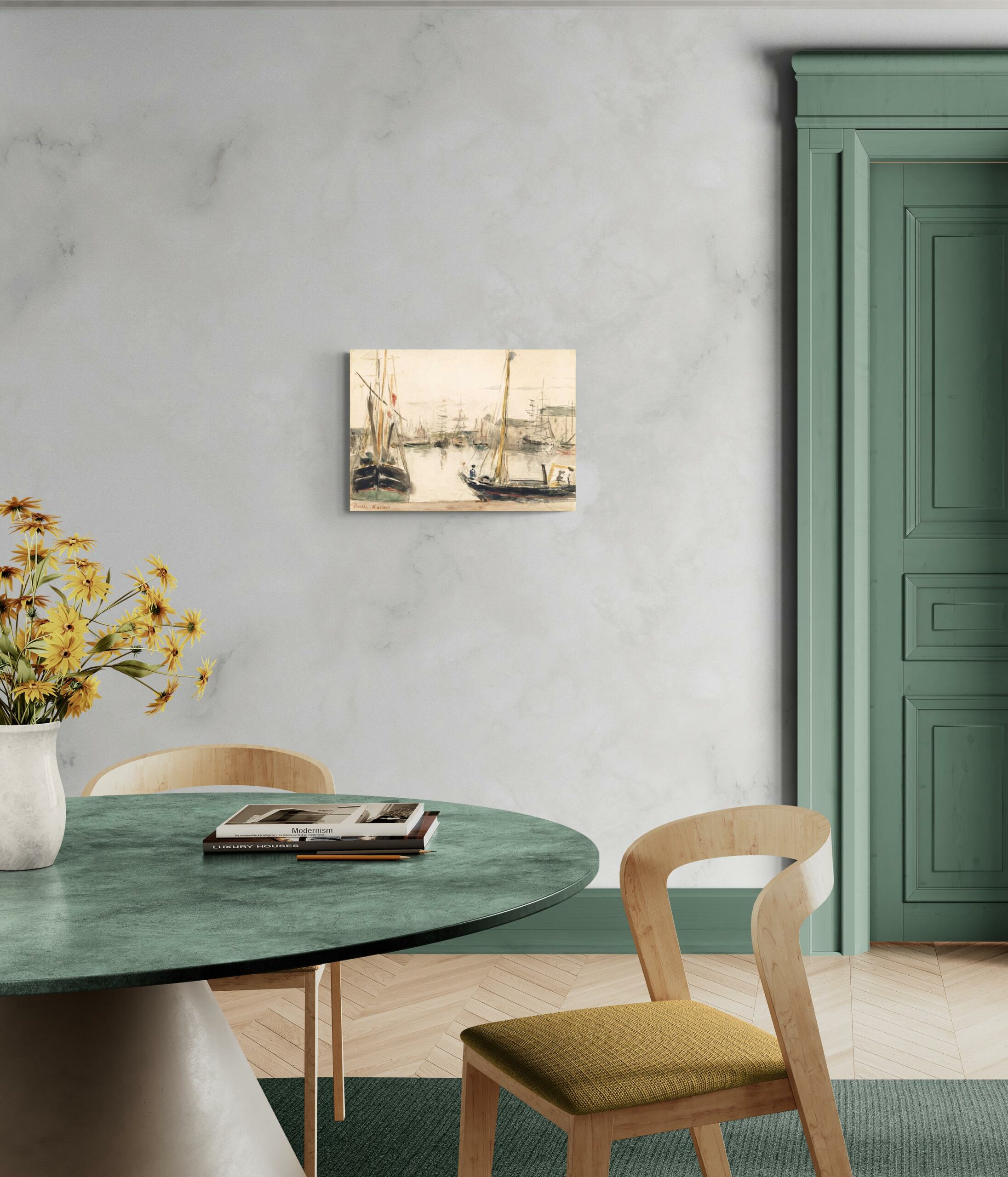 Navi nel porto - Berthe Morisot