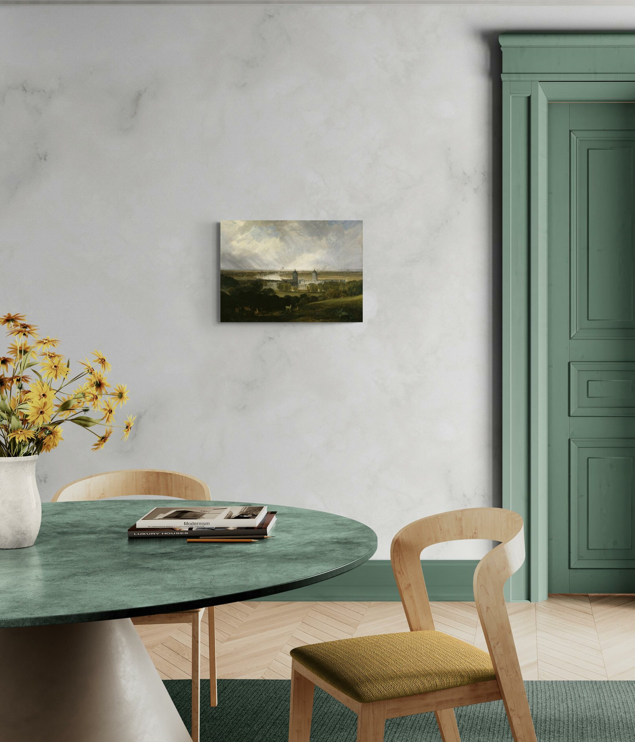 scena-1-70x50-senza-turner-londra-nel-parco-di-greenwich.jpg Londra Nel Parco Di Greenwich - William Turner