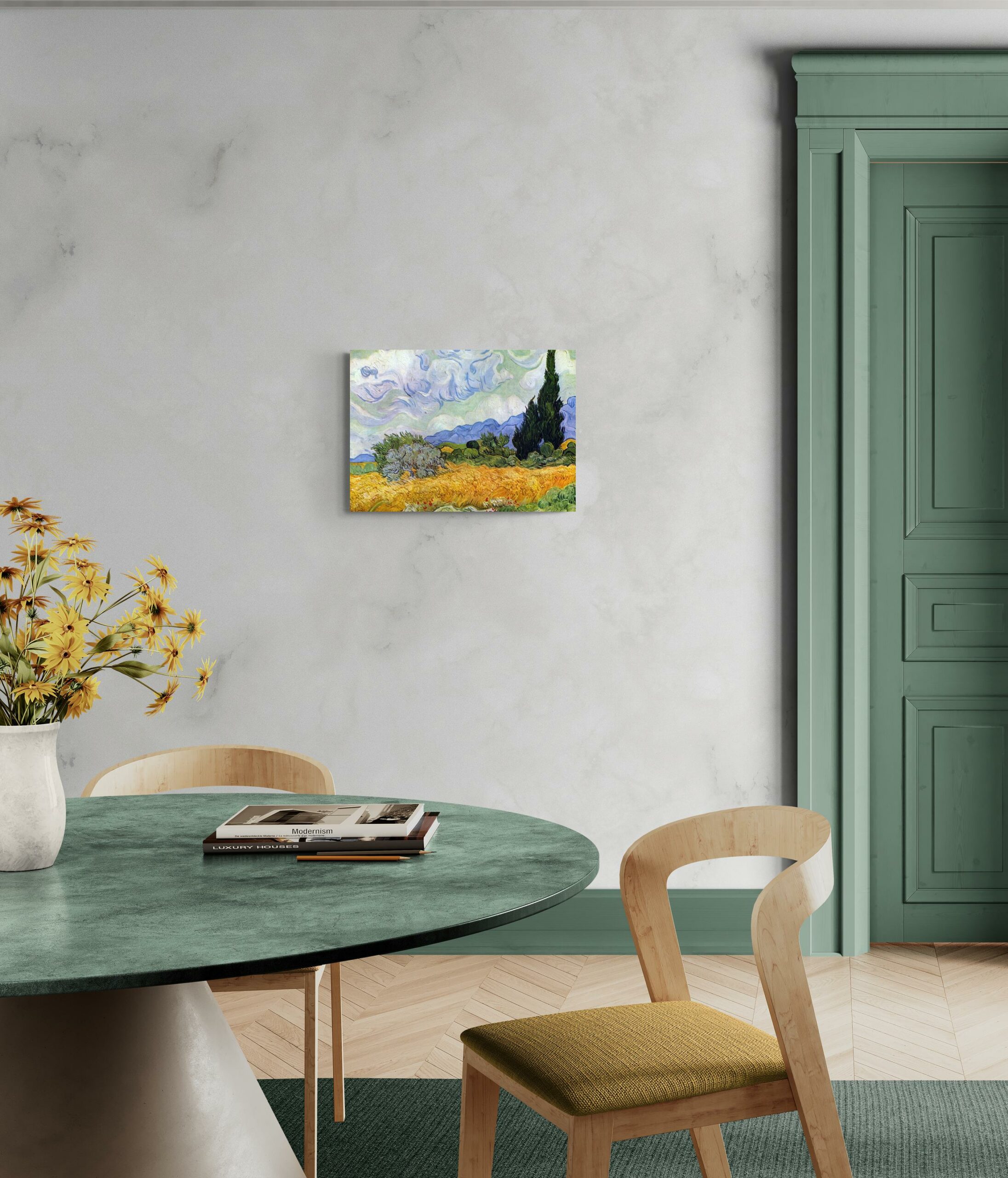 scena-1-70x50-senza-van-gogh-campo-di-grano-con-cipressi.jpg Campo di grano con cipressi - Vincent van Gogh