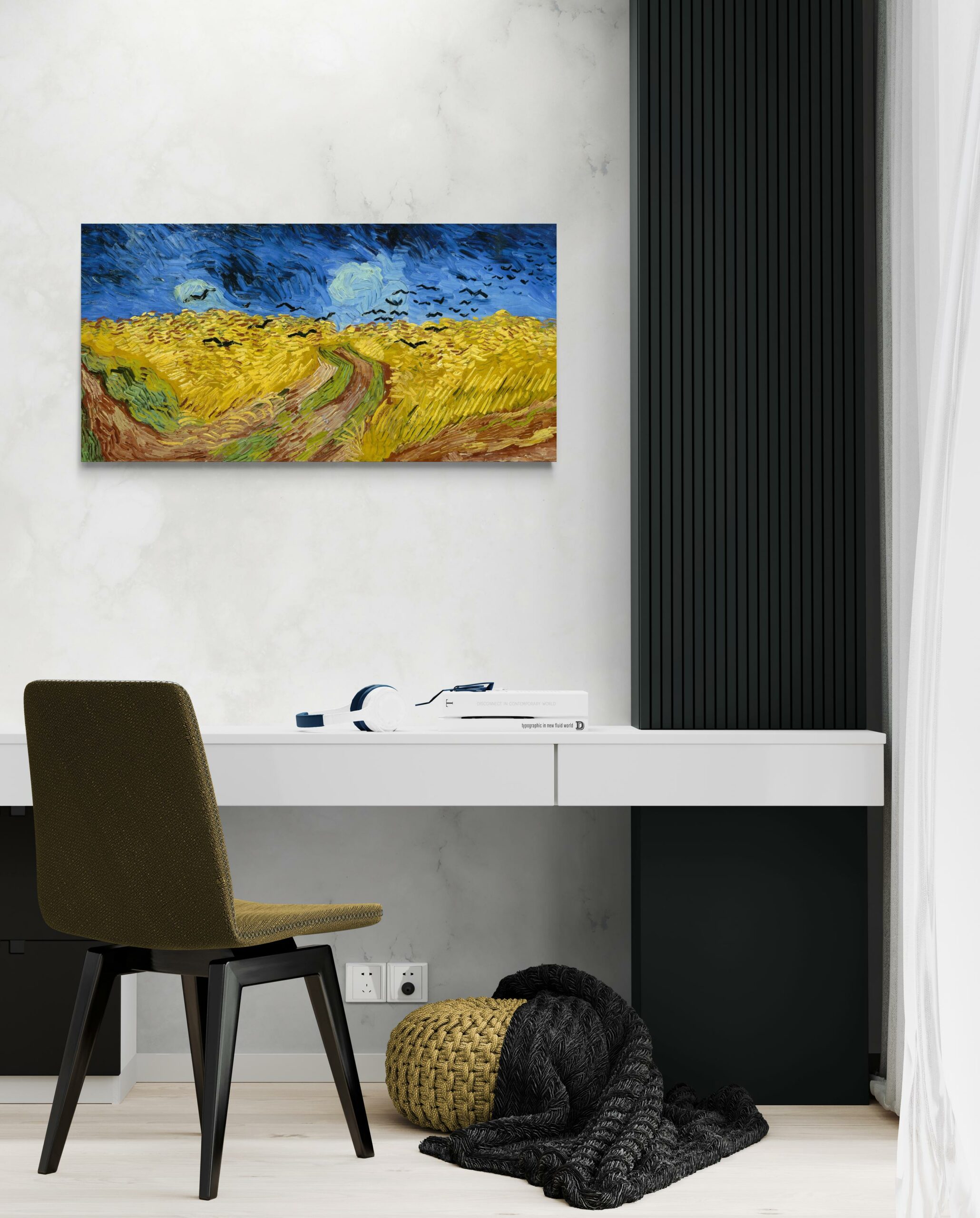 scena-2-100x50-senza-van-gogh-campo-di-grano-con-volo-di-corvi.jpg Campo di grano con volo di corvi - Vincent van Gogh