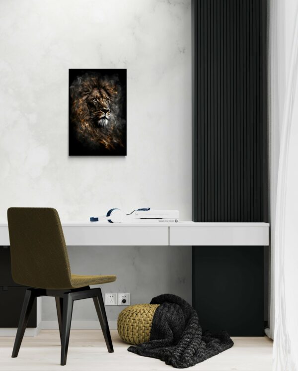 Lion on Fire -