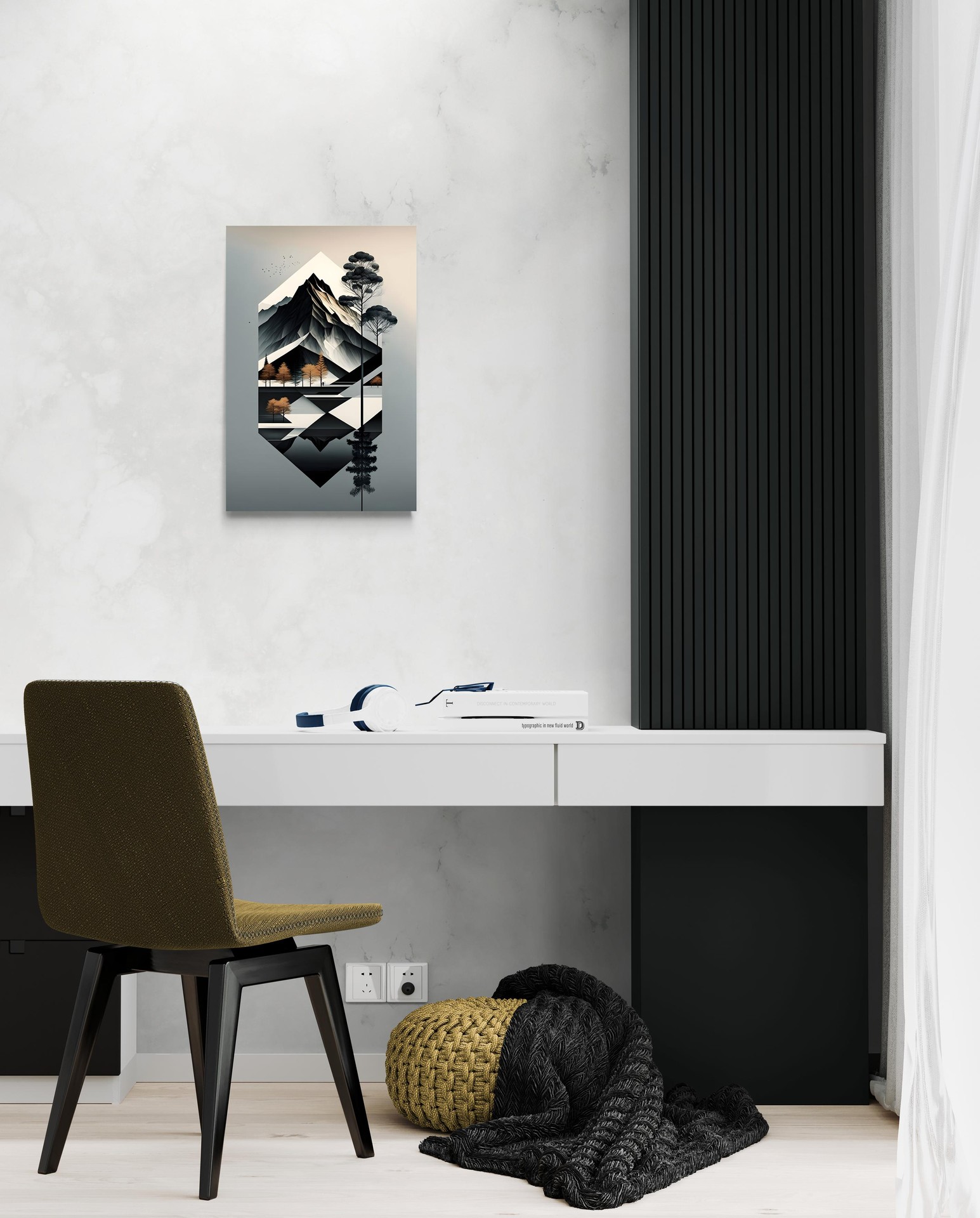 scena-2-40x60-senza-paesaggio-su-lago.jpg Paesaggio su Lago: Un'Opera Astratta di Bellezza Naturale -