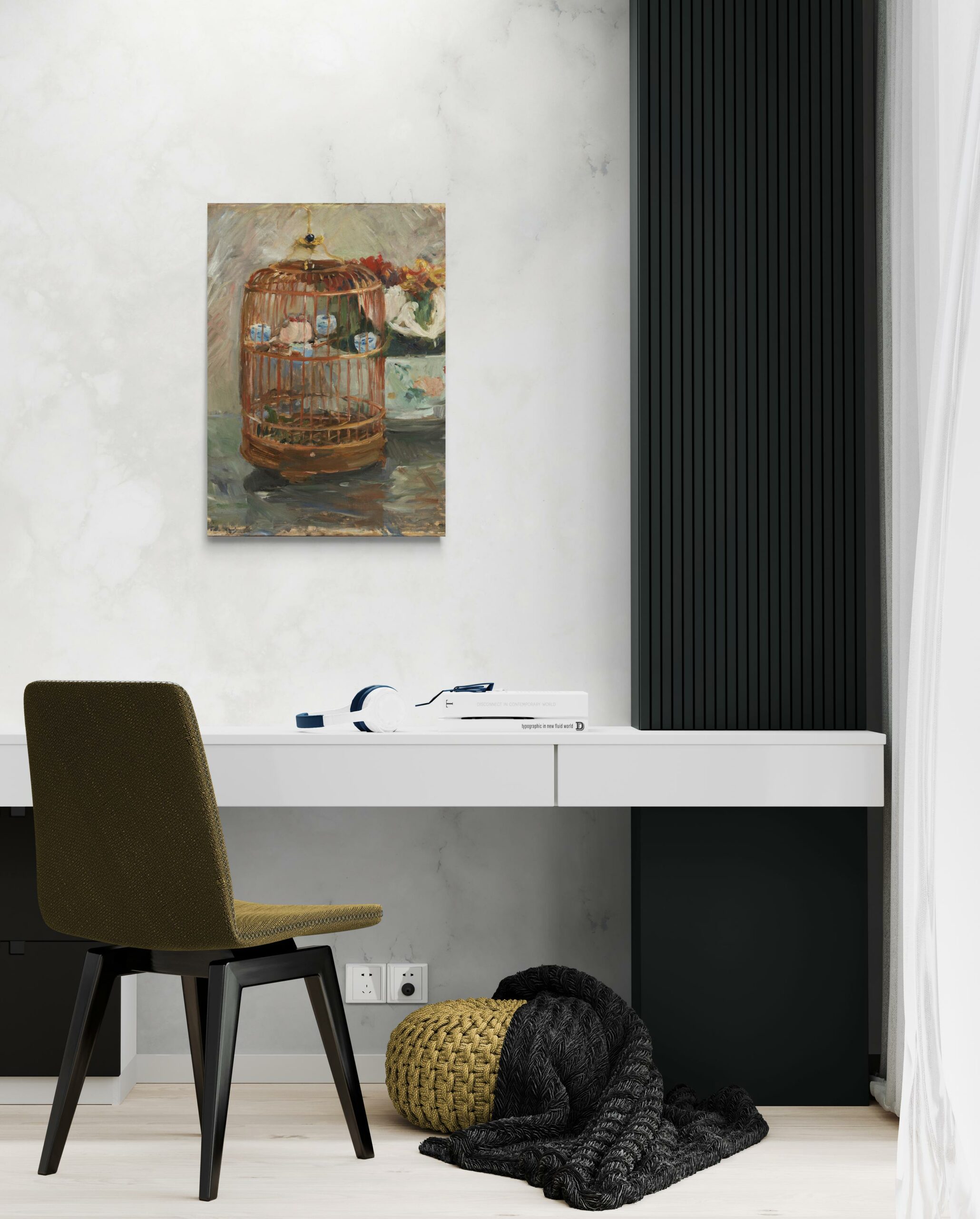 The cage - Berthe Morisot