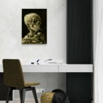 Teschio che fuma una sigaretta - Vincent van Gogh