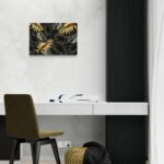 Foglie oro-nero -