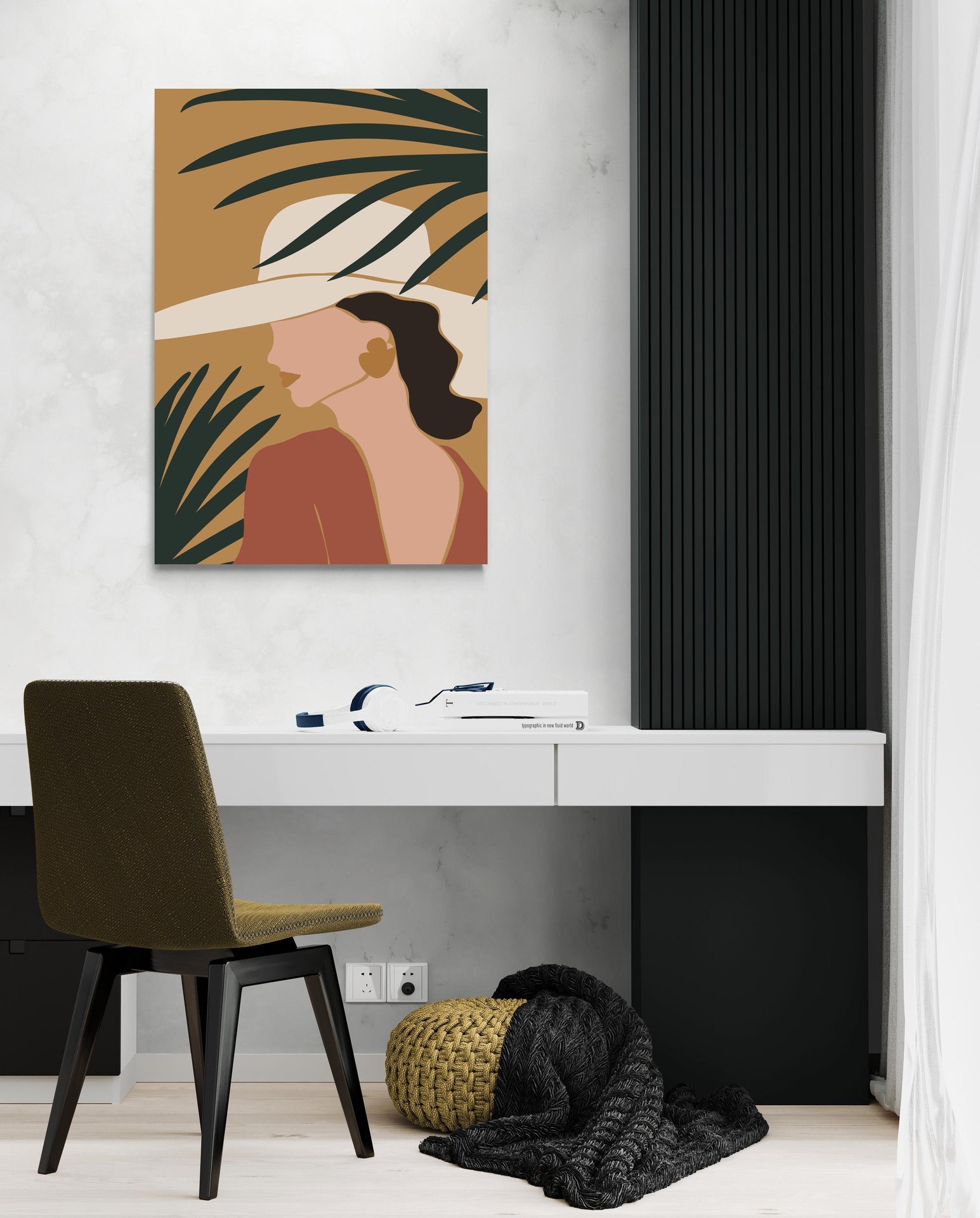 Donna con cappello: eleganza e stile esotico -