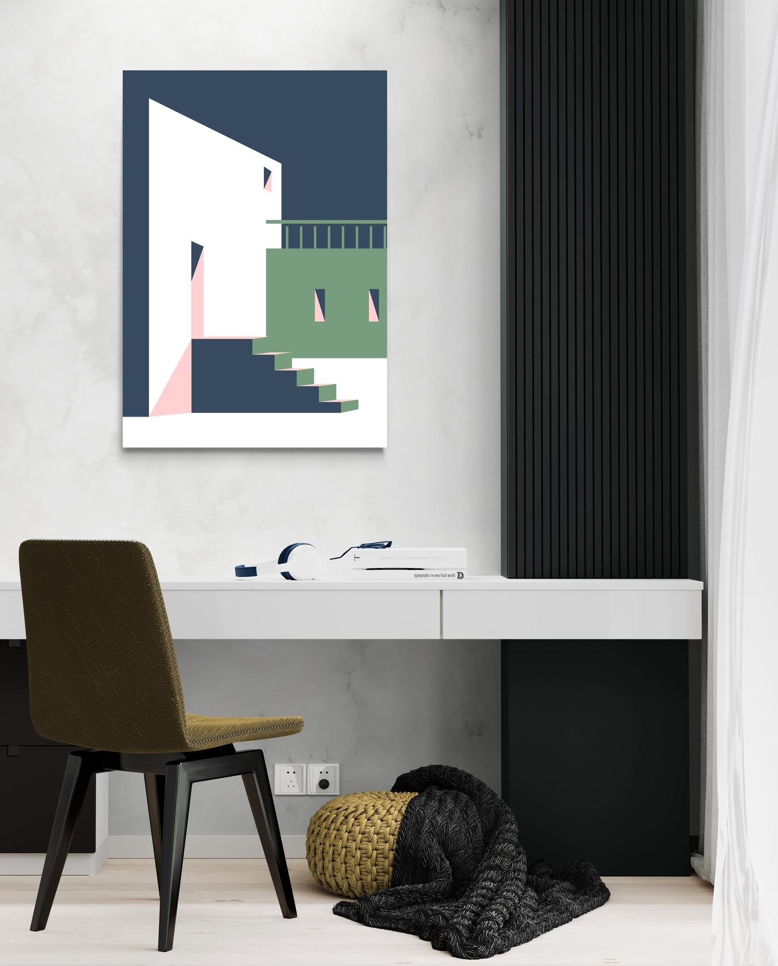 Architettura Moderna: Pink&Green -