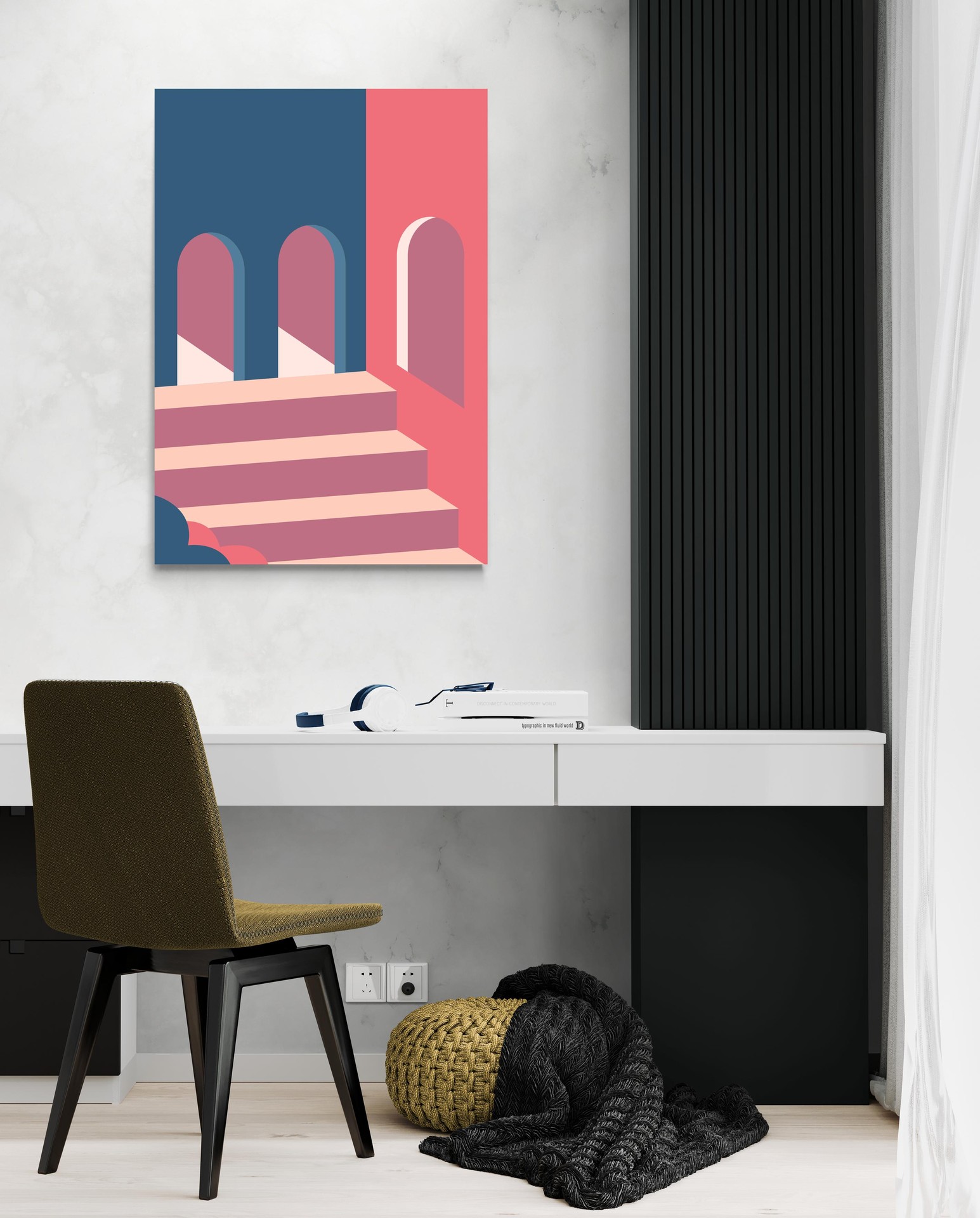 scena-2-70x100-senza-stairs.jpg Stairs: Un Viaggio Visivo Tra Colori e Forme -