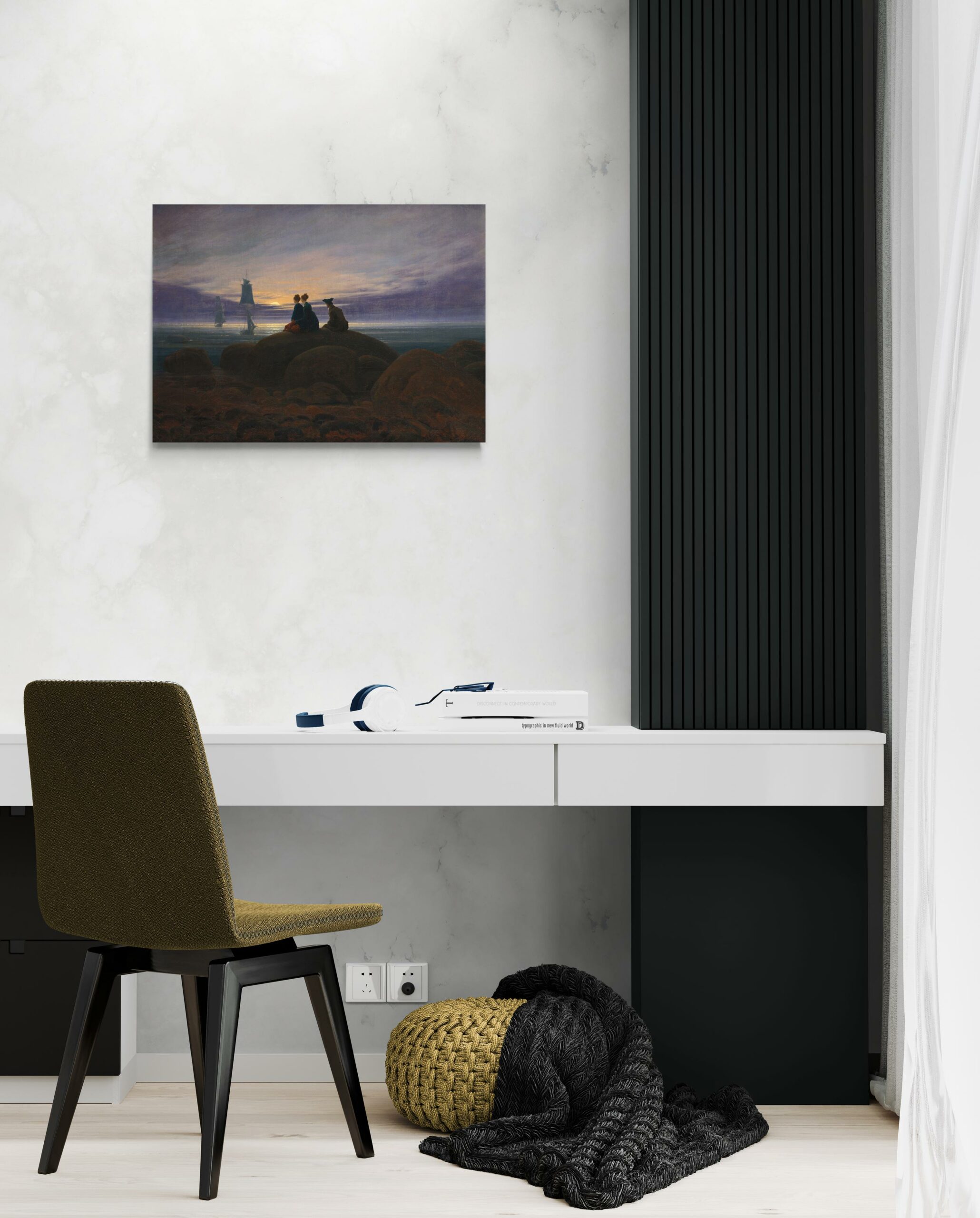 scena-2-70x50-senza-friedrich-luna-nascente-sul-mare.jpg Luna Nascente sul Mare - Caspar David Friedrich