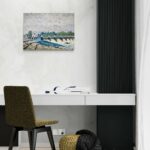 Molesey Weir, Hampton Court - Alfred Sisley