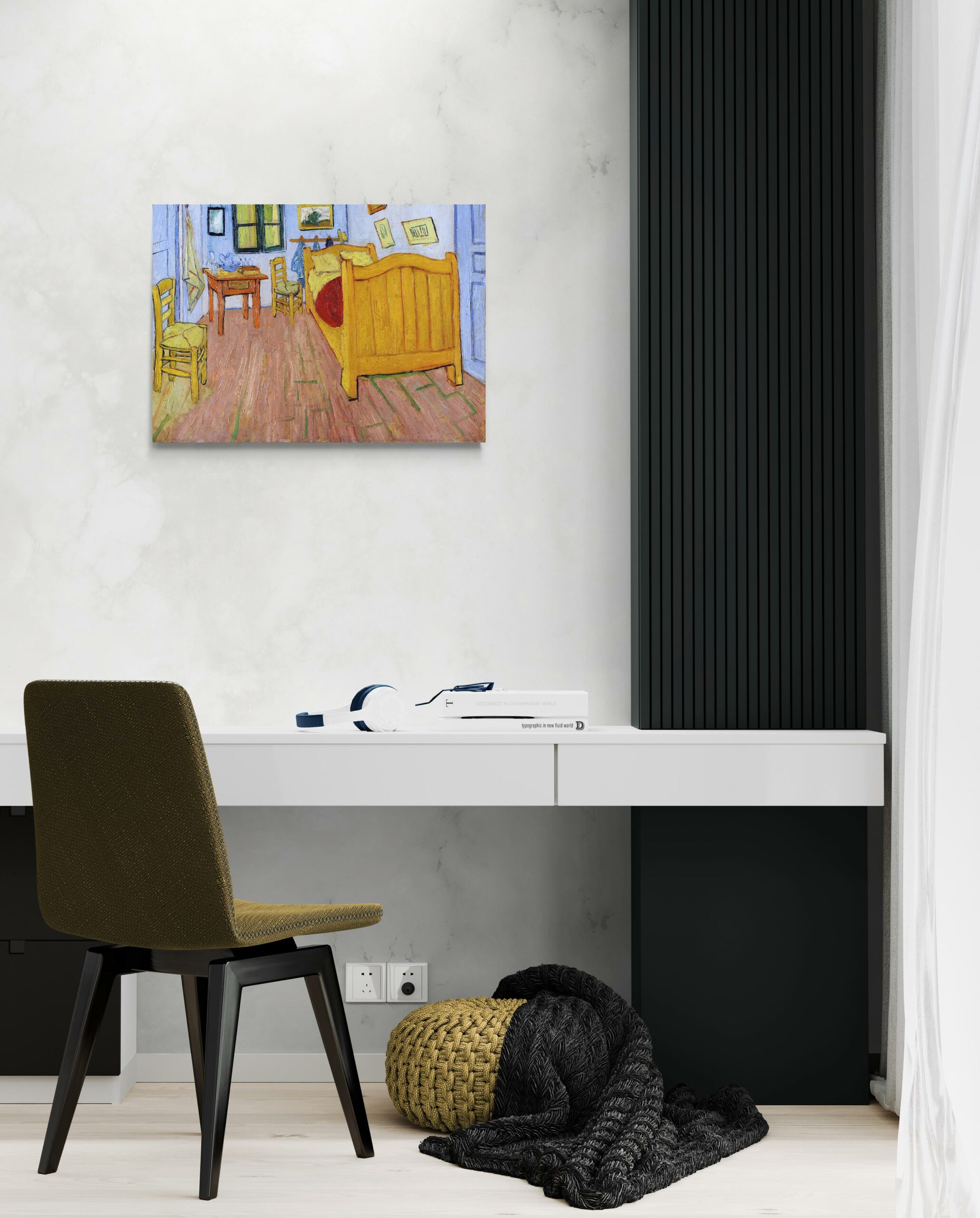 scena-2-70x50-senza-van-gogh-la-camera-di-vincent-ad-arles.jpg La camera di Vincent ad Arles - Vincent van Gogh