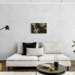 Foglie oro-nero -