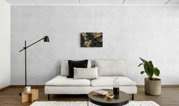Foglie oro-nero -