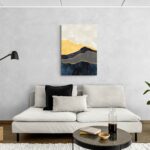 Colline: Un'Interpretazione Artistica delle Onde Morfologiche -
