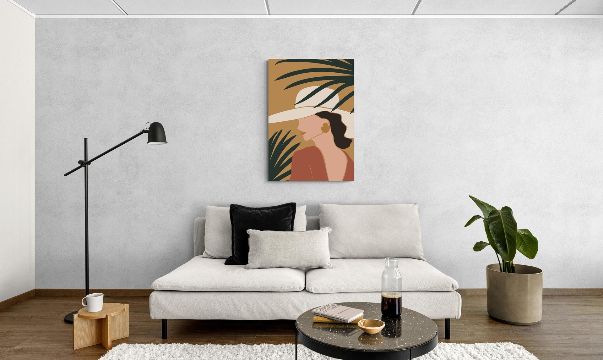 Donna con cappello: eleganza e stile esotico -