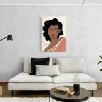 Donna in rosa -