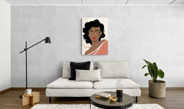 Donna in rosa -