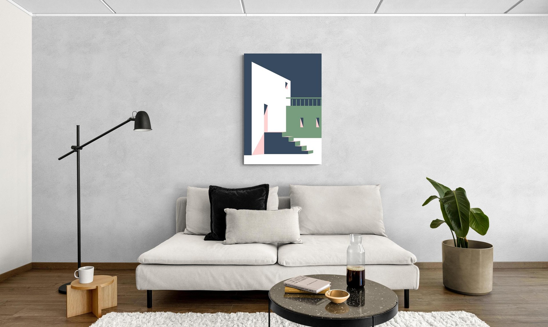 Architettura Moderna: Pink&Green -