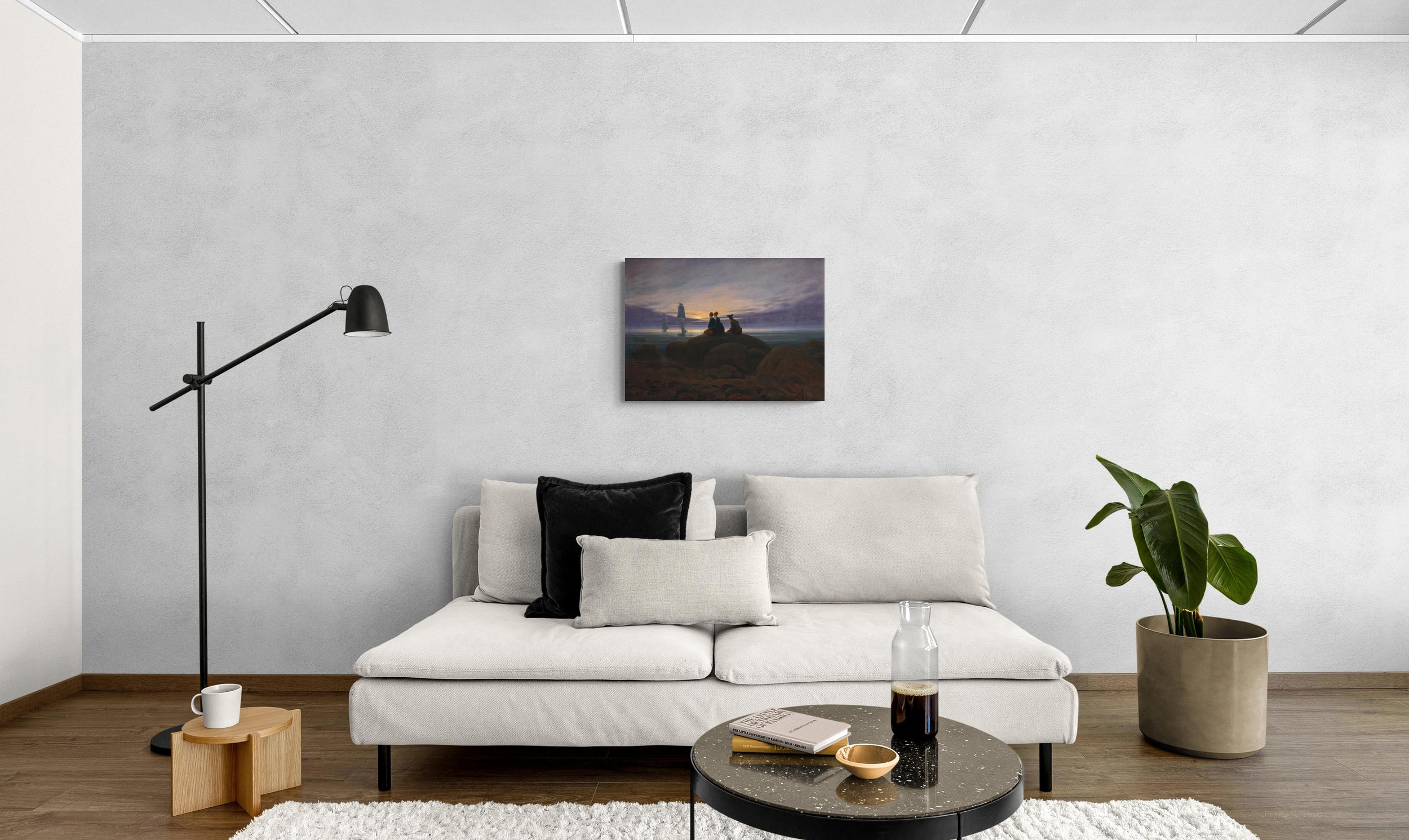 scena-3-70x50-senza-friedrich-luna-nascente-sul-mare.jpg Luna Nascente sul Mare - Caspar David Friedrich