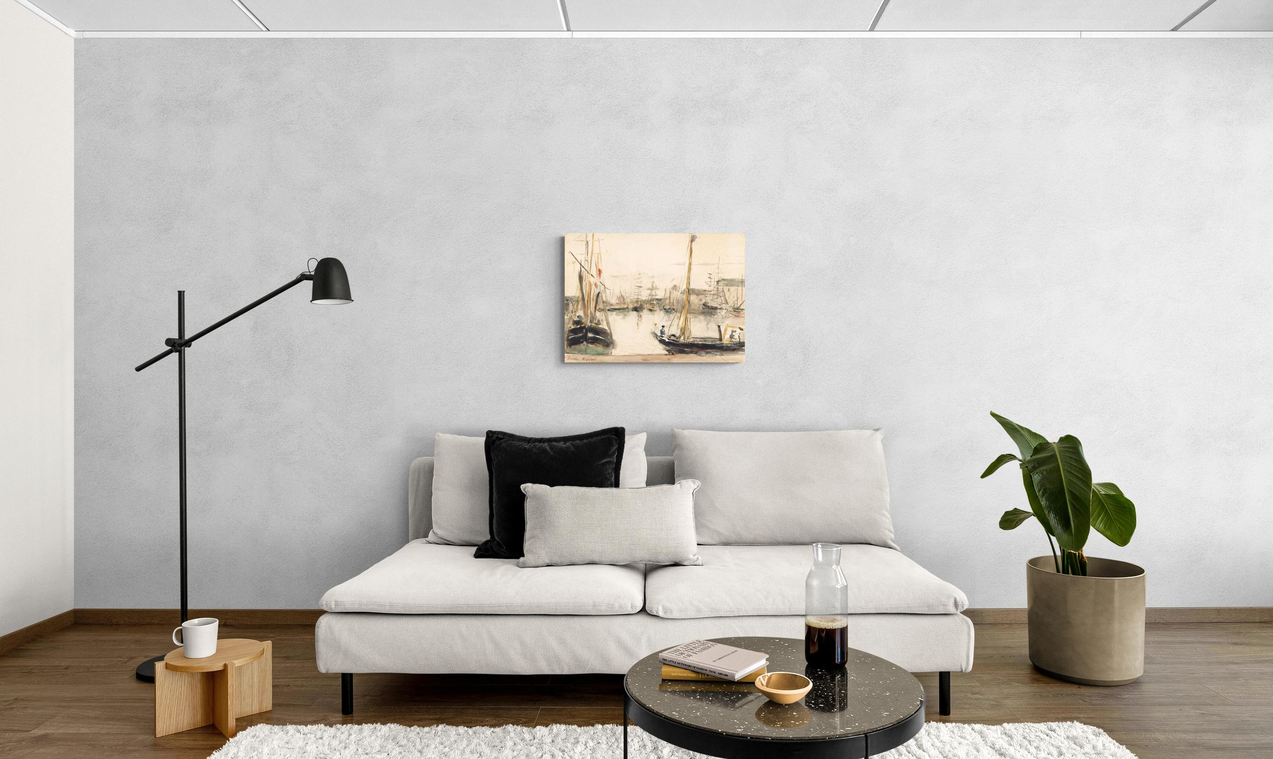 Navi nel porto - Berthe Morisot