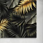 Foglie oro-nero -