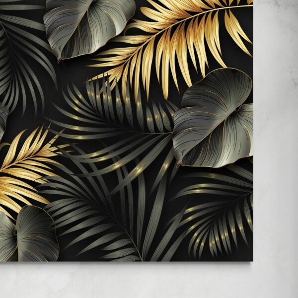 Foglie oro-nero -