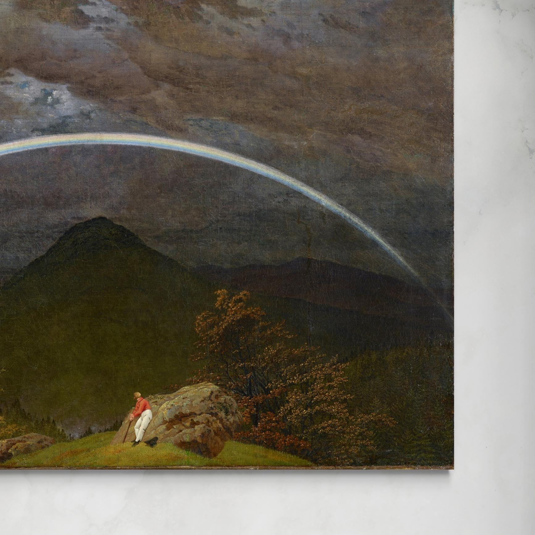 senza-friedrich-paesaggio-montano-con-arcobaleno.jpg Paesaggio Montano con Arcobaleno - Caspar David Friedrich