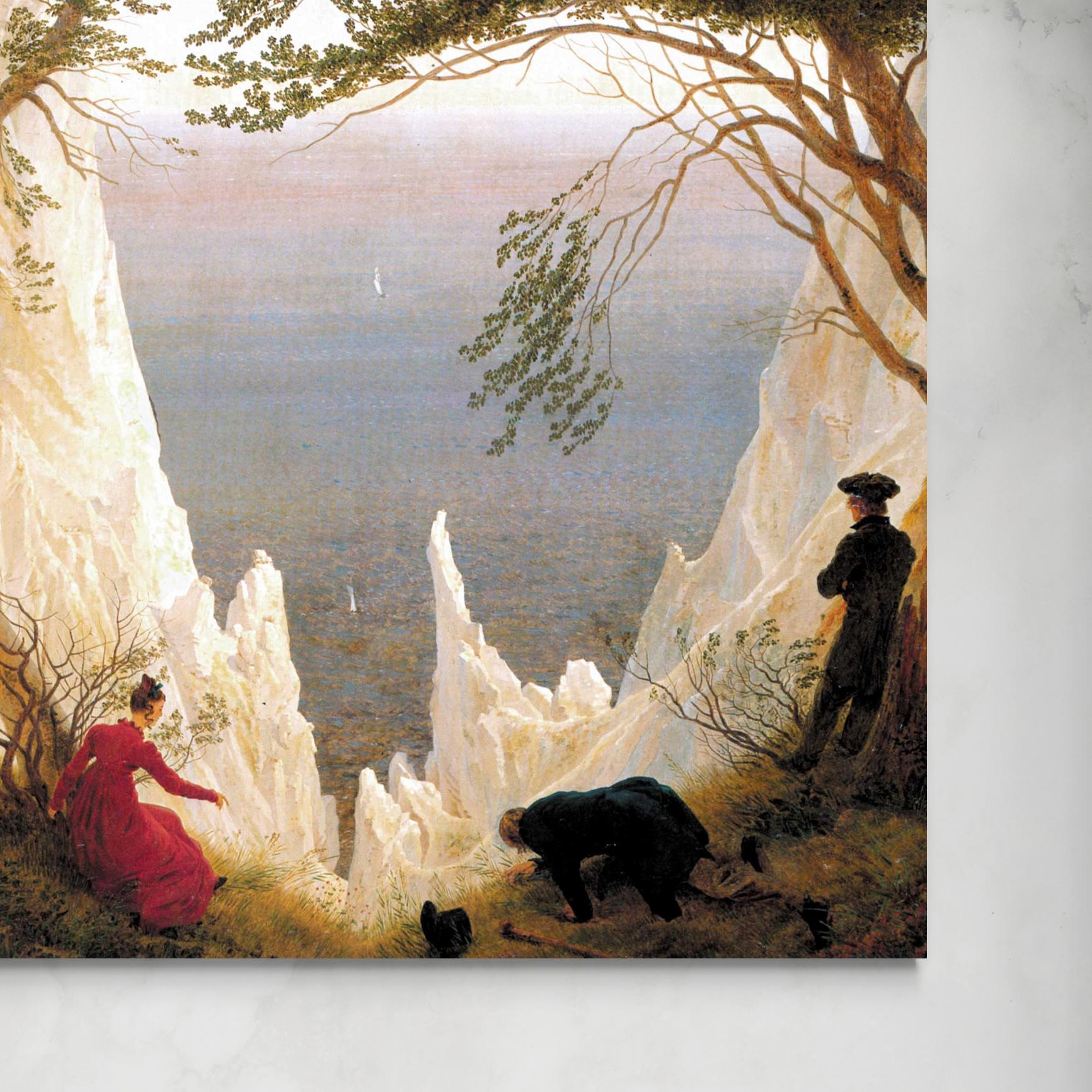 Le bianche scogliere di Rugen - Caspar David Friedrich