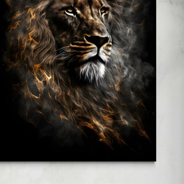 Lion on Fire -
