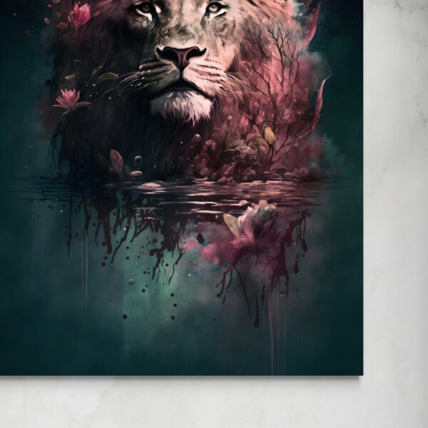 Lion Rose: Un Incontro di Forza e Bellezza -