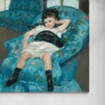 Little Girl in a Blue Armchair - Mary Cassatt