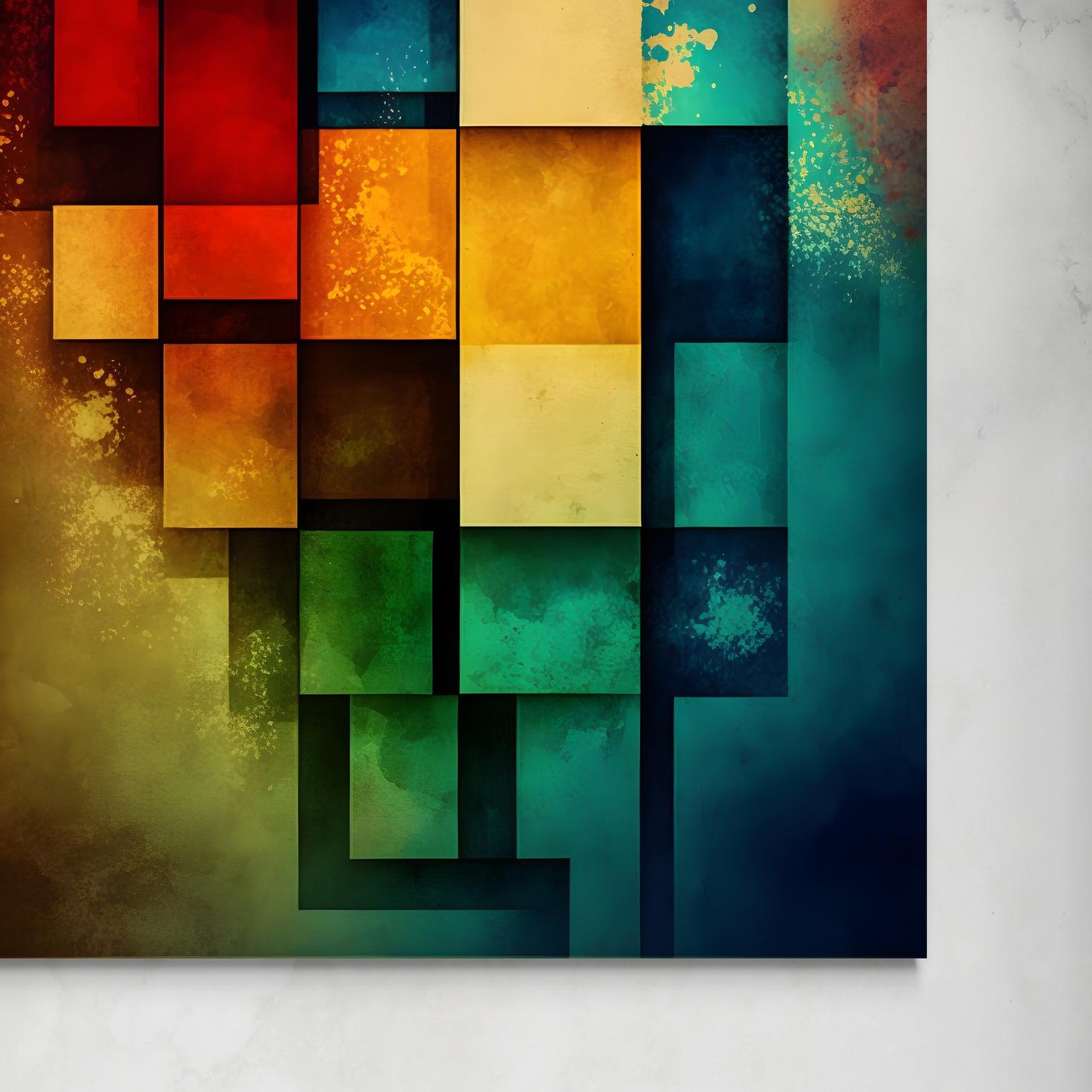 senza-squares.jpg Squares: Un'Esplosione di Colori e Forme -