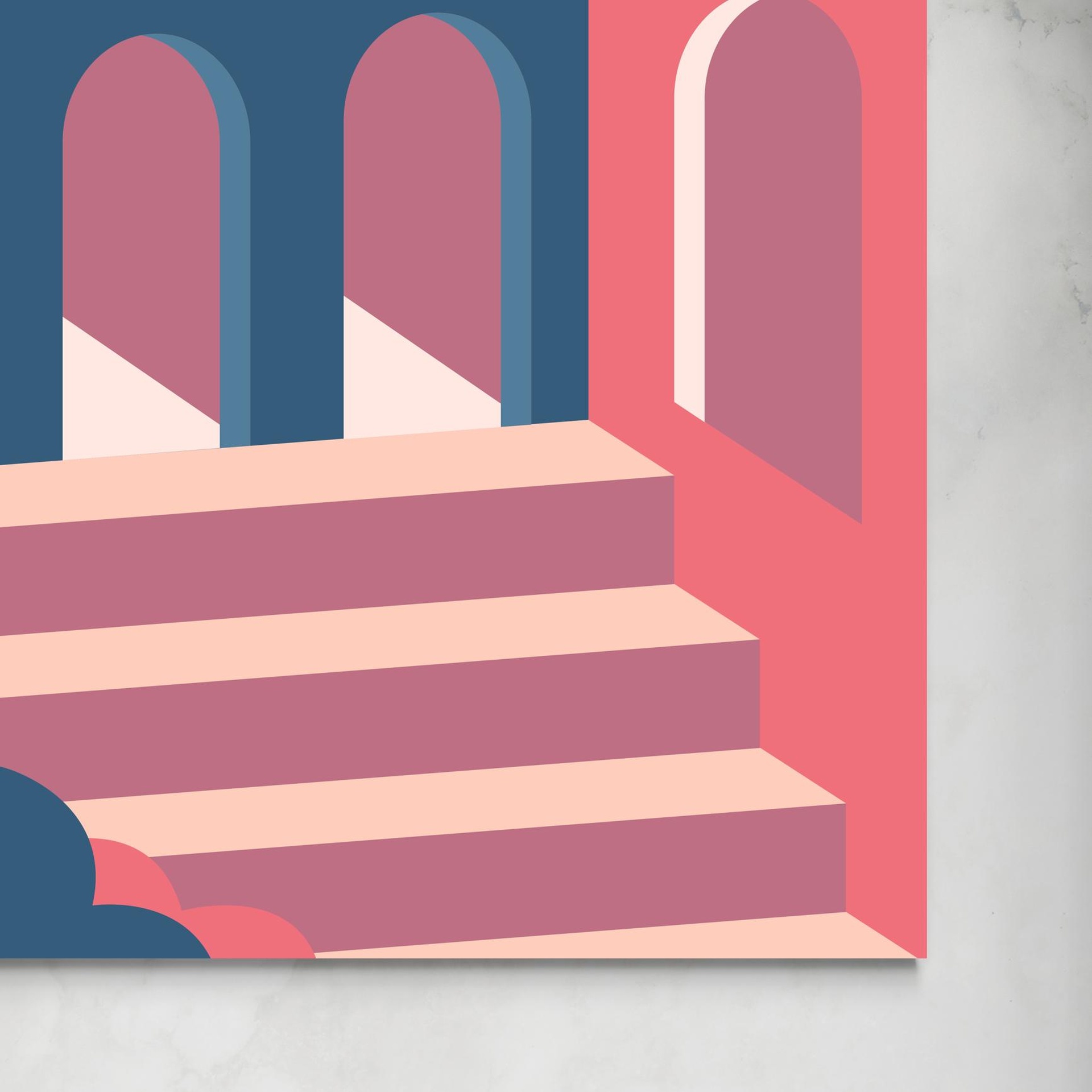 senza-stairs.jpg Stairs: Un Viaggio Visivo Tra Colori e Forme -