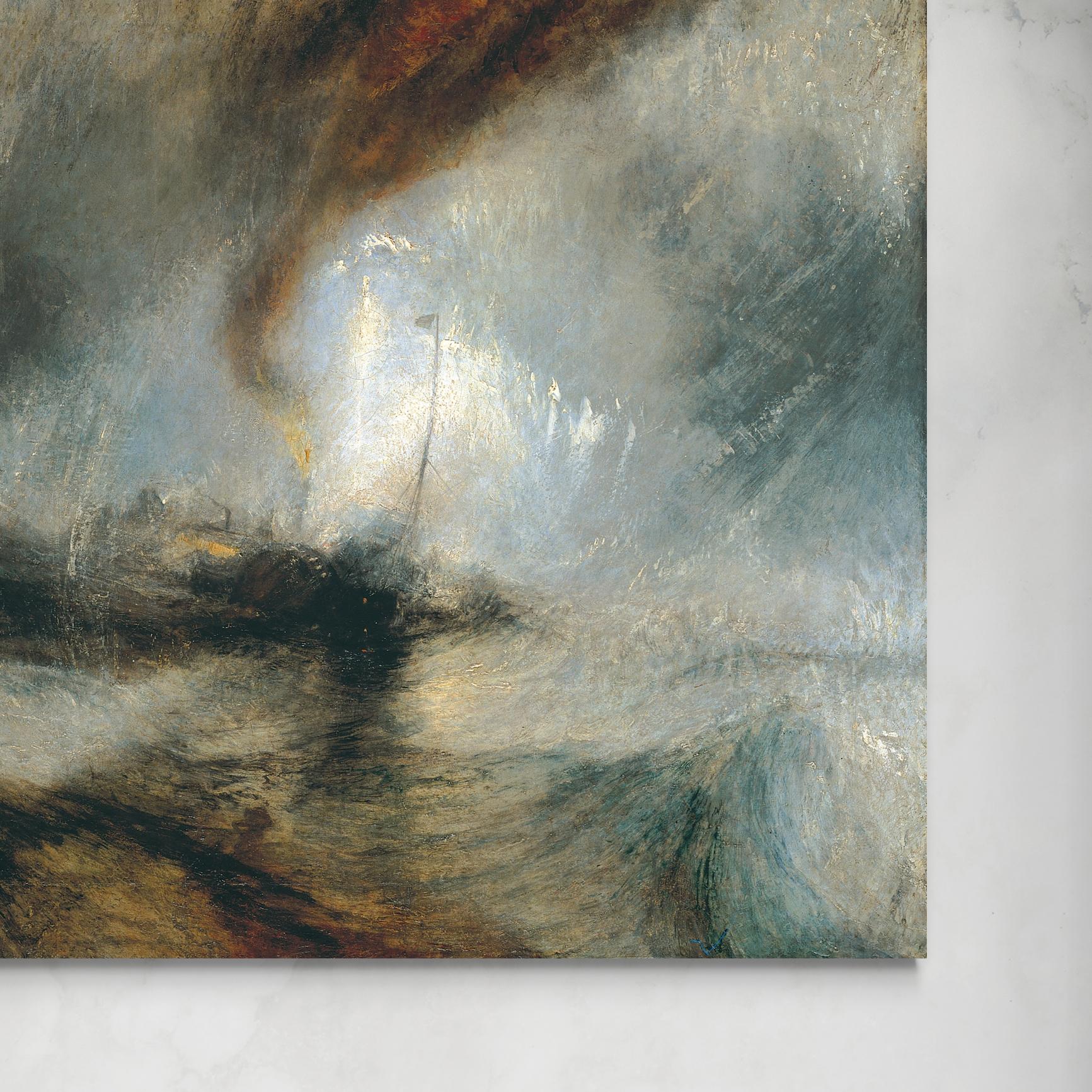 Tempesta di neve: Battello a vapore al largo di Harbour's Mouth - William Turner