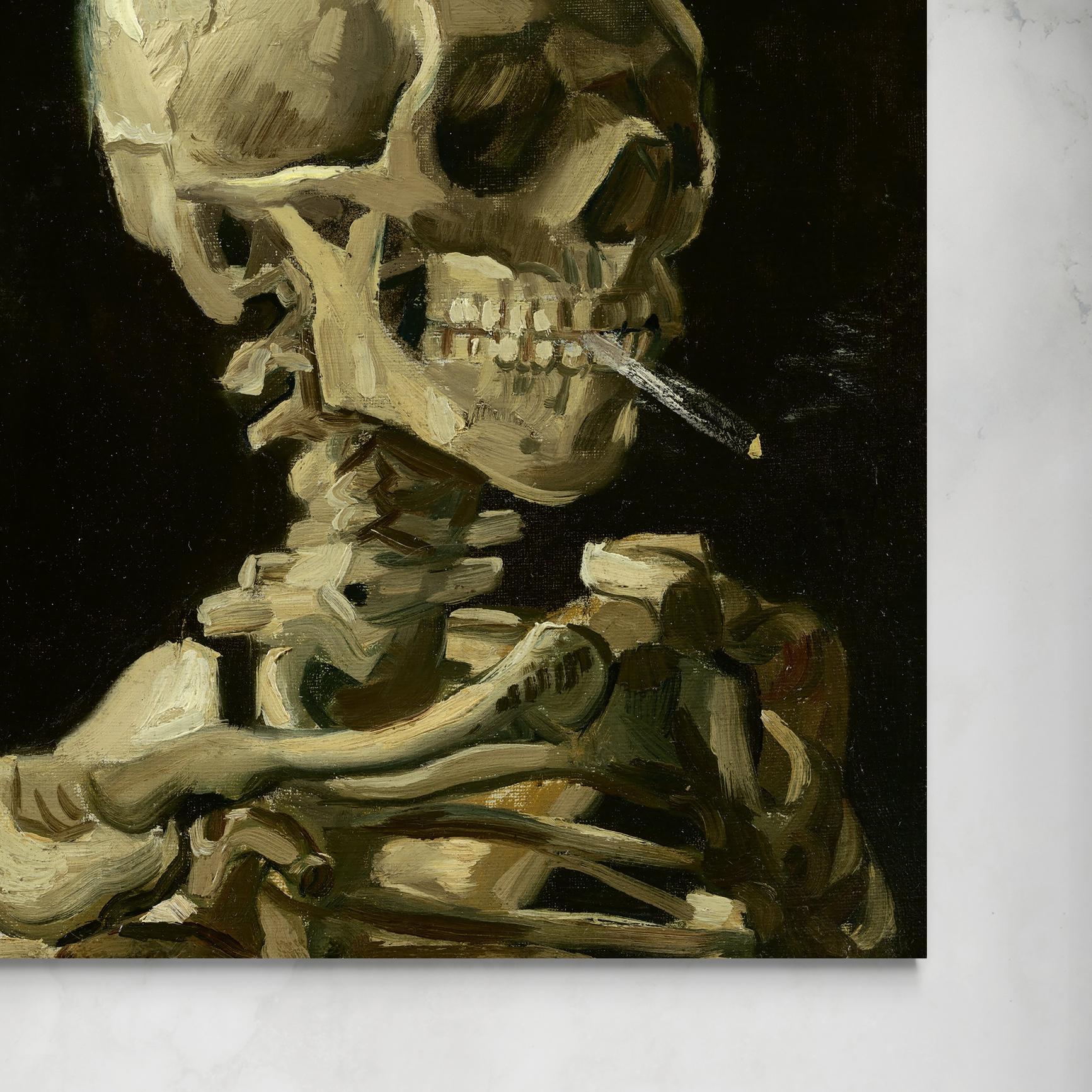 senza-van-gogh-teschio-che-fuma-una-sigaretta.jpg Teschio che fuma una sigaretta - Vincent van Gogh