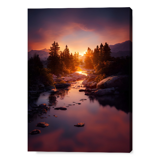 Cover Fiume al tramonto