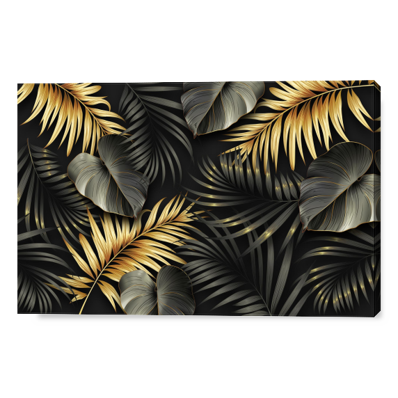 Cover Foglie oro-nero
