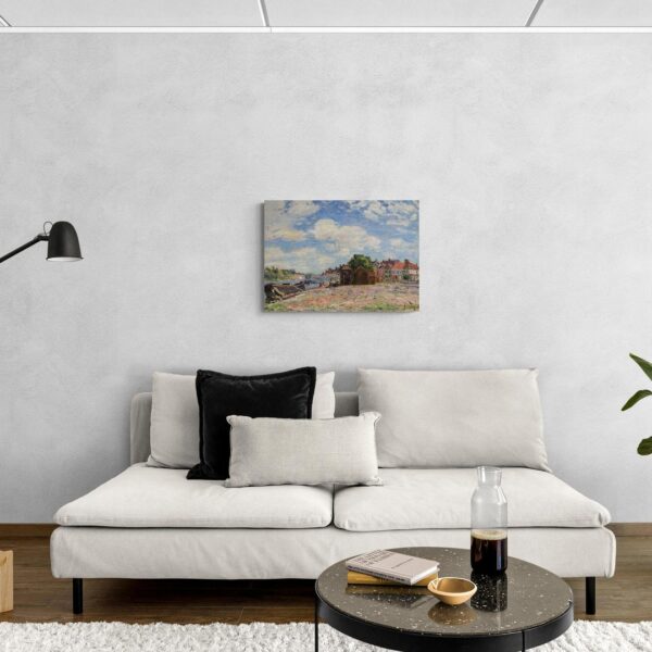 Il Loing a Saint-Mammes - Alfred Sisley Alfred Sisley scena-3-70x50-senza