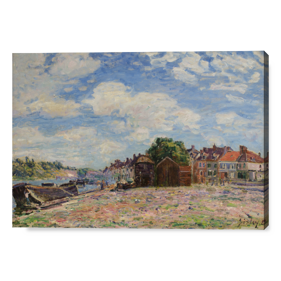 Il Loing a Saint-Mammes - Alfred Sisley