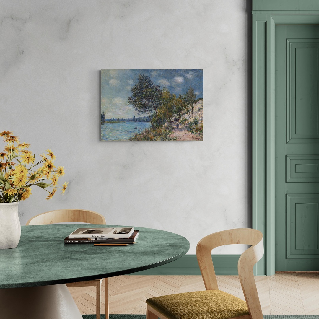 Le cave di pietra a Veneux al sole - Alfred Sisley Alfred Sisley scena-1-100x70-senza